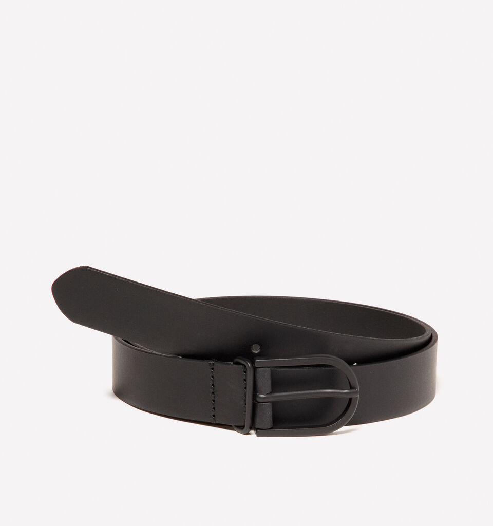 Ceinture à boucle opaque - ceintures pour homme - Noir | Sisley image number 1